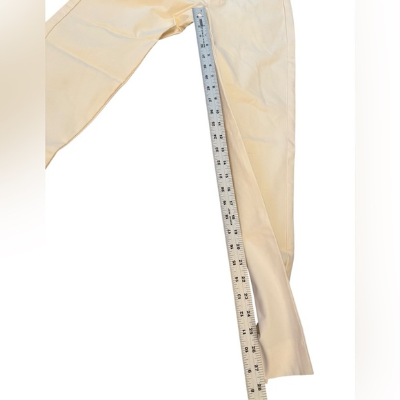 Ivory Ecru cigarette leg trousers size 0 in excellent like-new condition - Picture 3 of 6